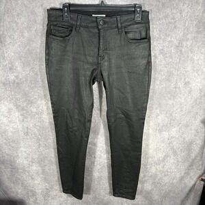 Warp Weft Jeans Womens 29x27 Black New York‎ Skinny Coal Coated